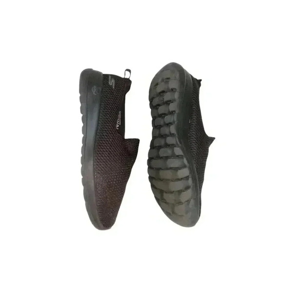 Skechers Go Walk Walking Shoes GOGA MAX 15600 BLACK Mesh Women’s Sz 8.5 - Picture 3 of 13